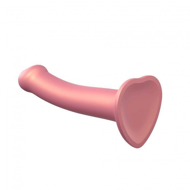 Насадка для страпону Strap-On-Me Mono Density Dildo Rose M (м'ята упаковка!!!) фото 3