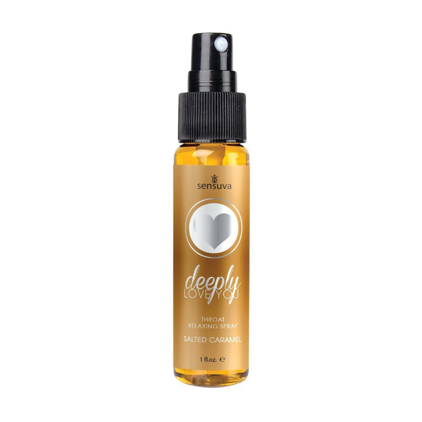 Спрей для мінету Sensuva Deeply Love You Salted Caramel (29 мл), для глибокого мінету фото 1