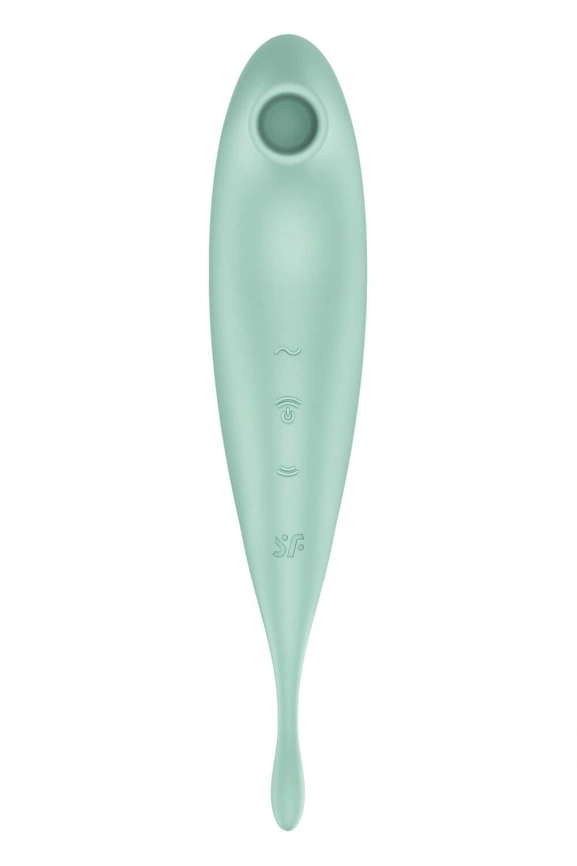 Смарт-вибратор для клитора с вакуумной стимуляцией Satisfyer Twirling Pro+ Mint фото 3