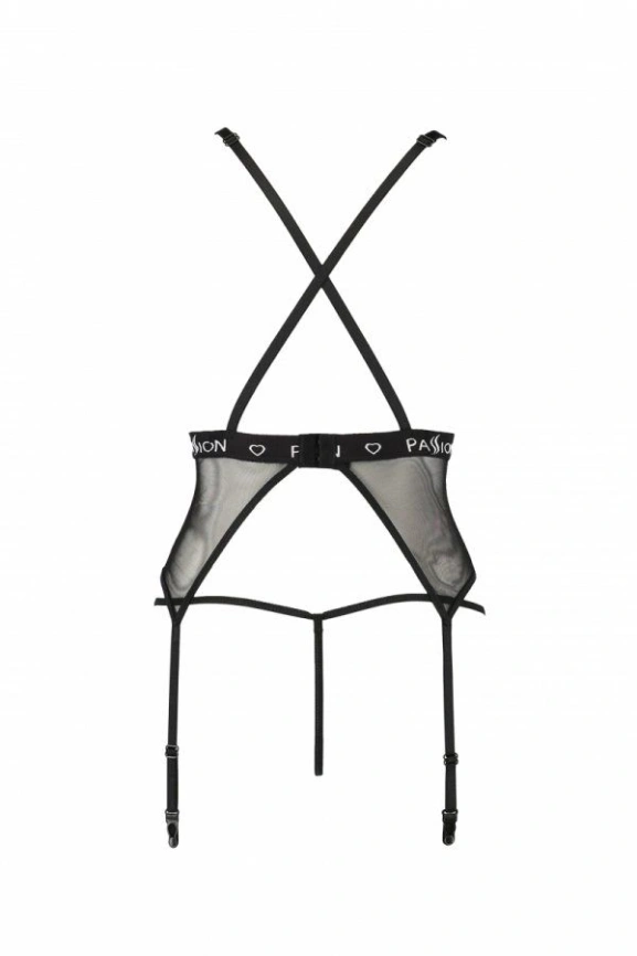 Полупрозрачный корсет Passion Exclusive MIRAJANE CORSET S/M, black фото 6