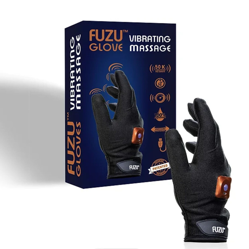 Віброрукавичка (права) FUZU Gloves Vibrating Massage Right Hand, 11 режимів фото 2