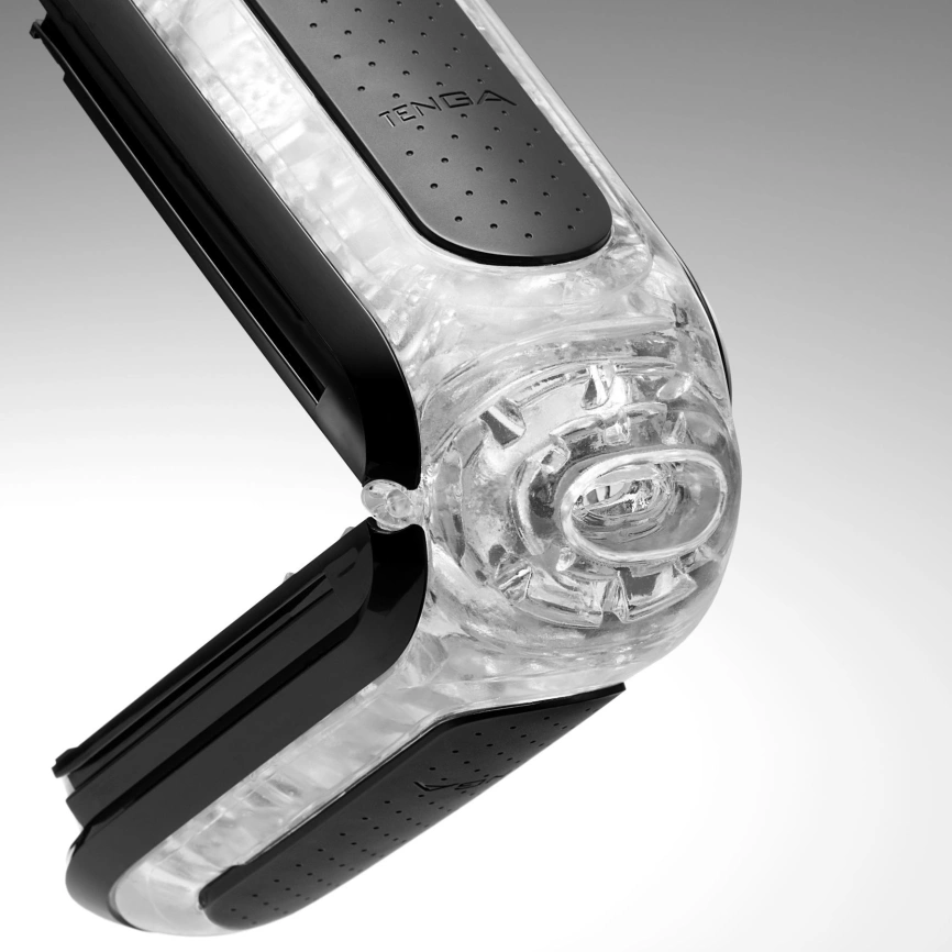 Мастурбатор Tenga Flip Zero Black, изменяемая интенсивность стимуляции, раскладной фото 7