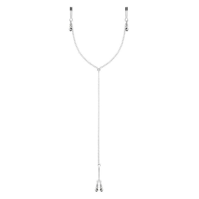 Зажимы для сосков и клитора Bedroom Fantasies: Nipple and Clitoris Clamps - Silver фото 3