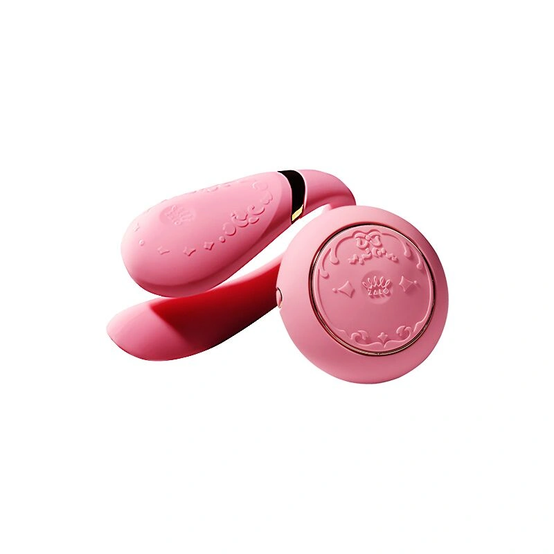 Смартвибратор для пар Zalo — Fanfan set Rouge Pink, пульт ДУ фото 1