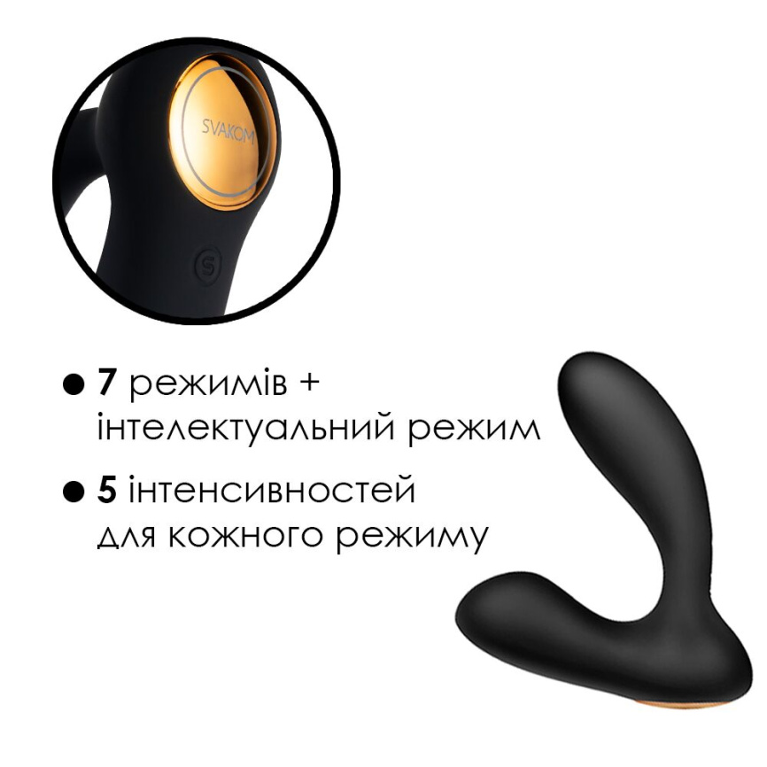 Інтерактивний масажер простати та вібратор точки G Svakom Vick Neo фото 4
