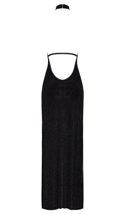 Платье Noir Handmade F372 Onyx Twin-slit Long dress XS фото 7