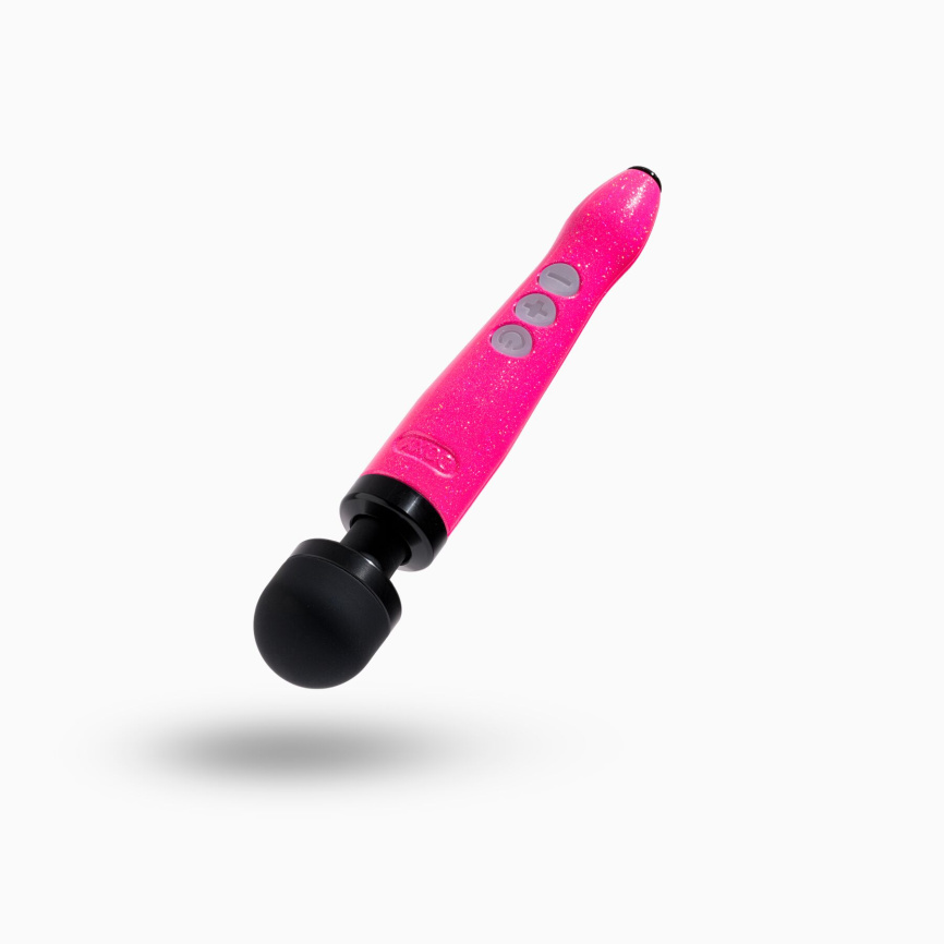 Вібромасажер DOXY Die Cast 3R Hot Pink, дуже потужний, перезаряджуваний, металевий корпус фото 1