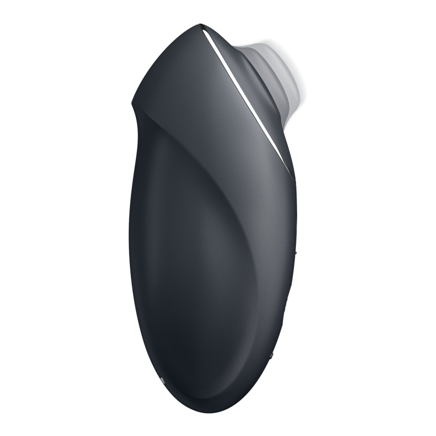 Вібростимулятор-пульсатор Satisfyer Tap & Climax 1 Grey, ефект постукування пальцем, 2 мотори фото 2