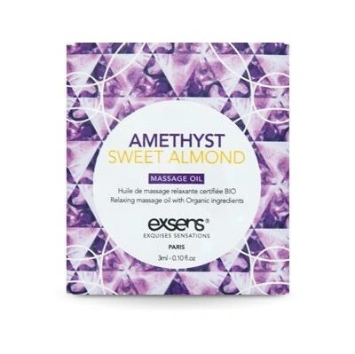 Пробник массажного масла EXSENS Amethyst Sweet Almond 3мл фото 1