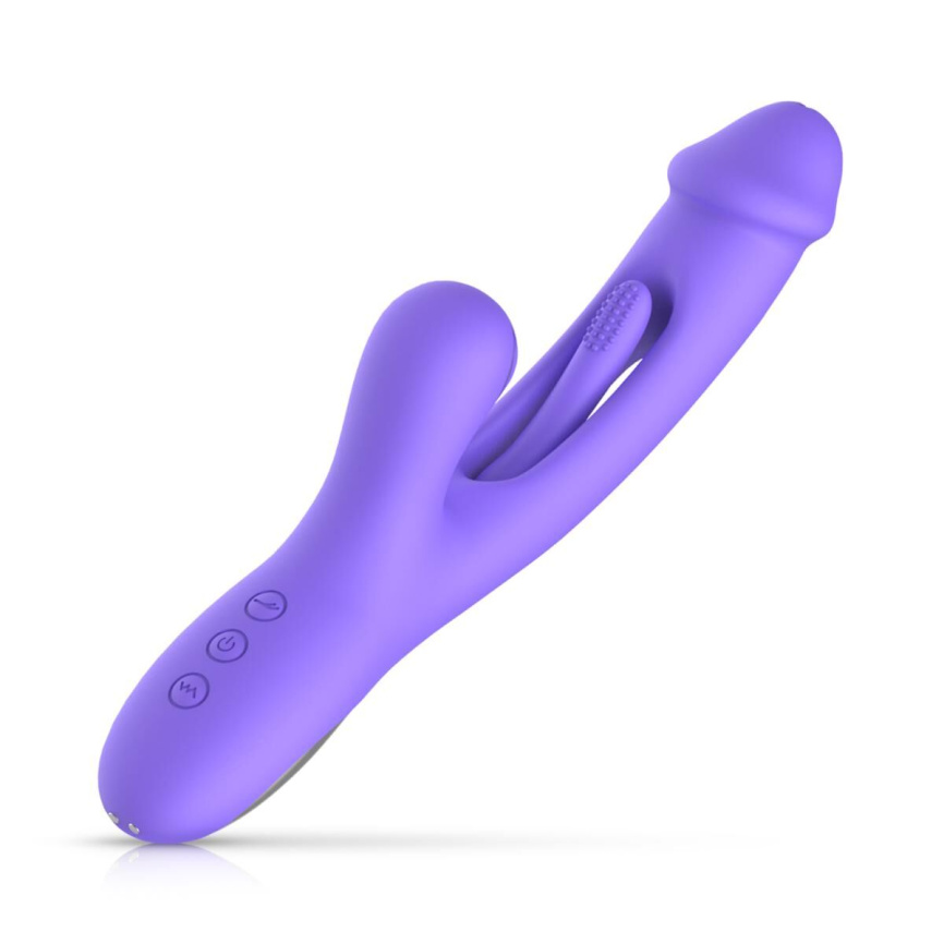 Вібратор-кролик Good Vibes Only - Tess Rabbit Vibrator with G-Spot Stimulator фото 1