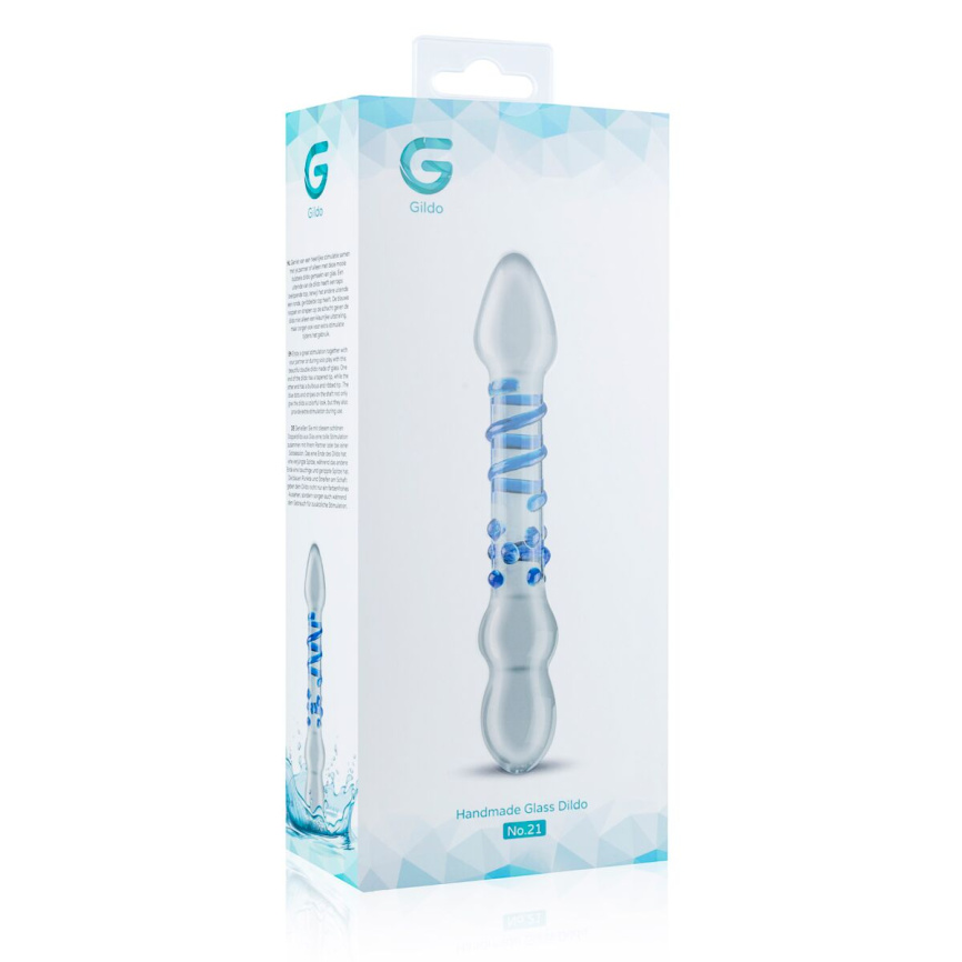 Скляний дилдо Gildo Glass Dildo No. 21 фото 5