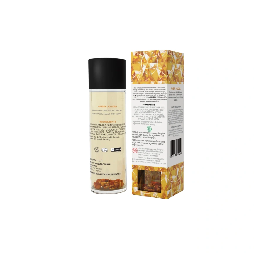 Массажное масло EXSENS Amber Jojoba (гармонизирующее с янтарем) 100мл, натуральное фото 2