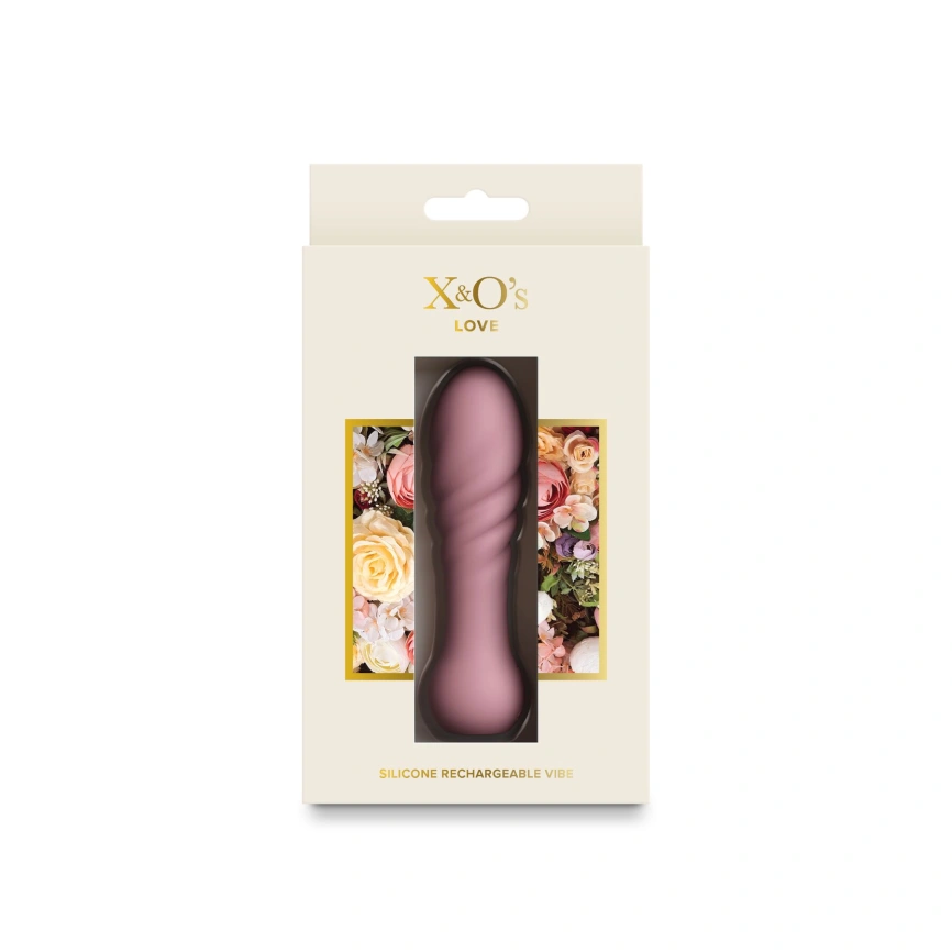Минивибратор NS Novelties X&O's - Love - Dusty Rose фото 3