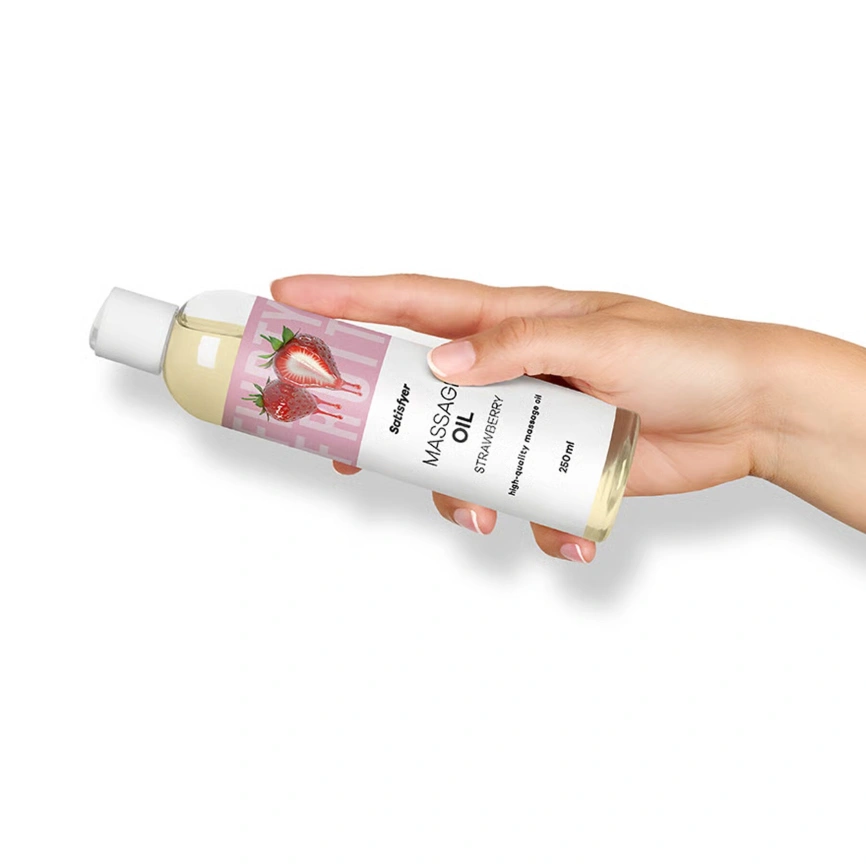 Распродажа!!! Массажное масло Satisfyer Massage Oil Strawberry 250 мл (срок 30.04.2027) фото 6