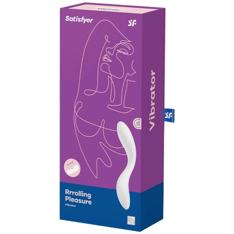 Вибратор с жемчужной стимуляцией точки G Satisfyer Rrrolling Pleasure White фото 5