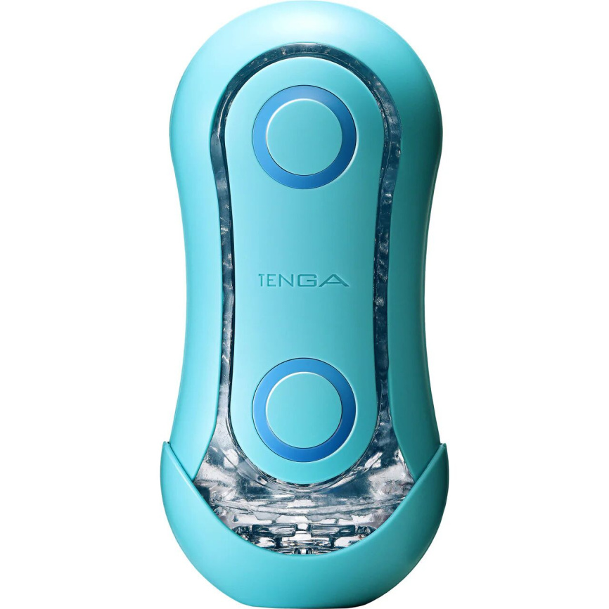 Мастурбатор Tenga Flip Orb — Ocean Blue, з можливістю зміни тиску та стимулювальними кульками всередині фото 1