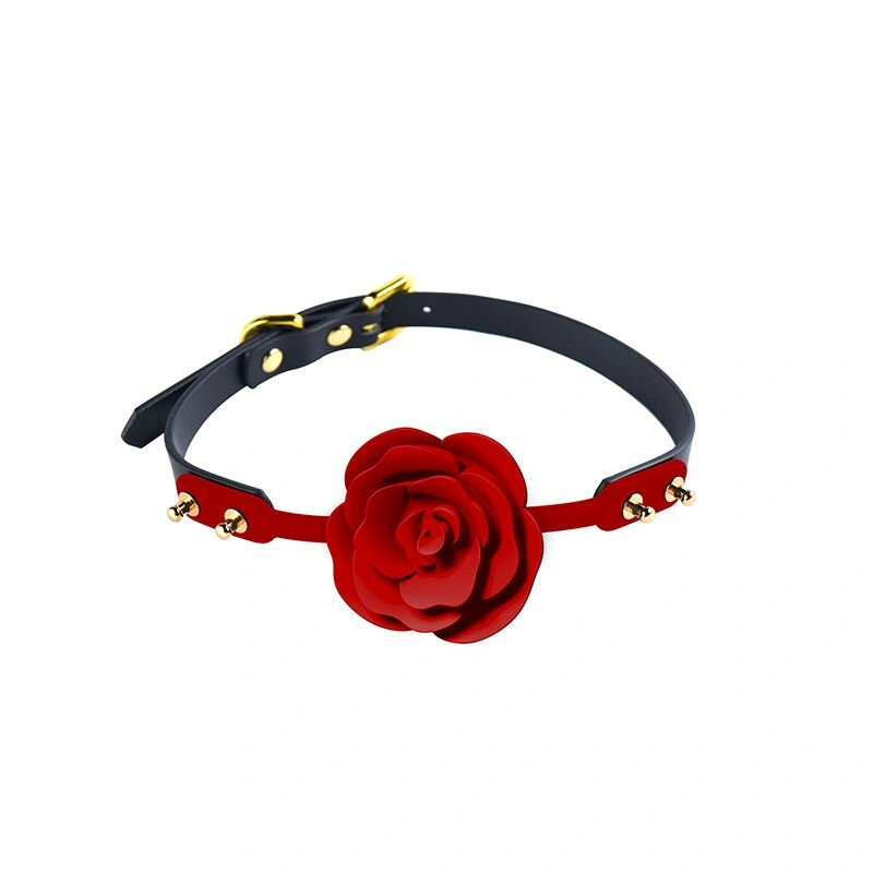 Роскошный кляп в виде розы Zalo - Rose Ball Gag, двойное использование фото 1