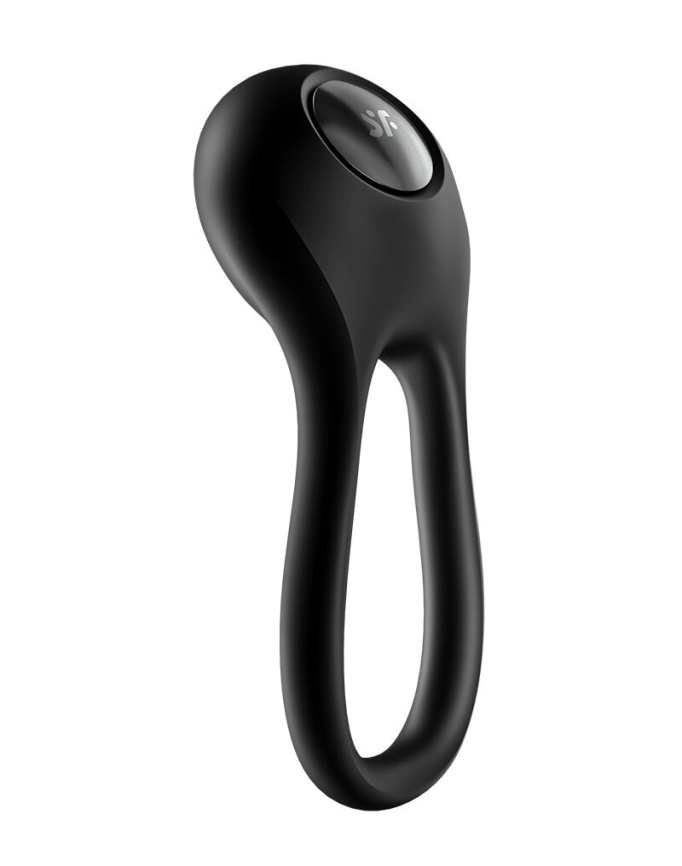 Ерекційне кільце з вібрацією Satisfyer Majestic Duo для члена та мошонки фото 3