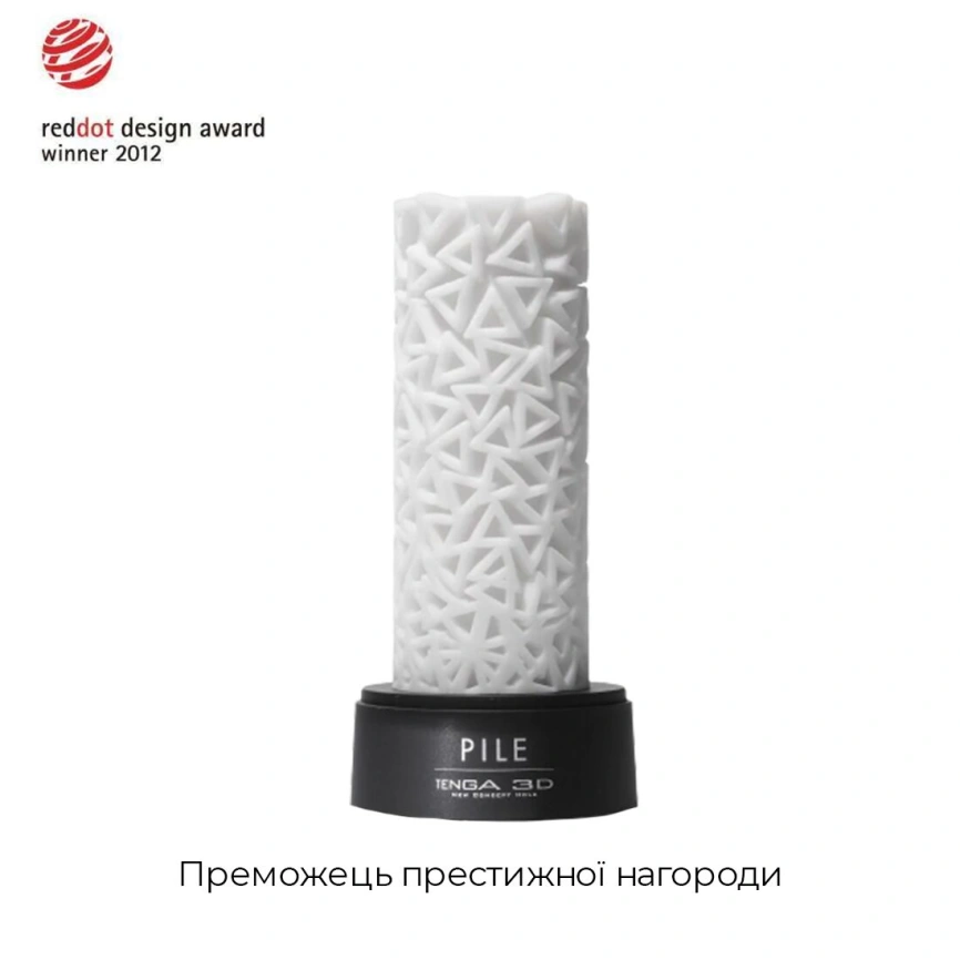 Мастурбатор Tenga 3D Pile, очень нежный, из антибактериального эластомера с серебром фото 6