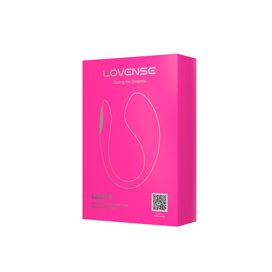 Смарт-віброяйце Lovense Lush 4, дуже потужне, швидке заряджання, LED-підсвічування фото 5