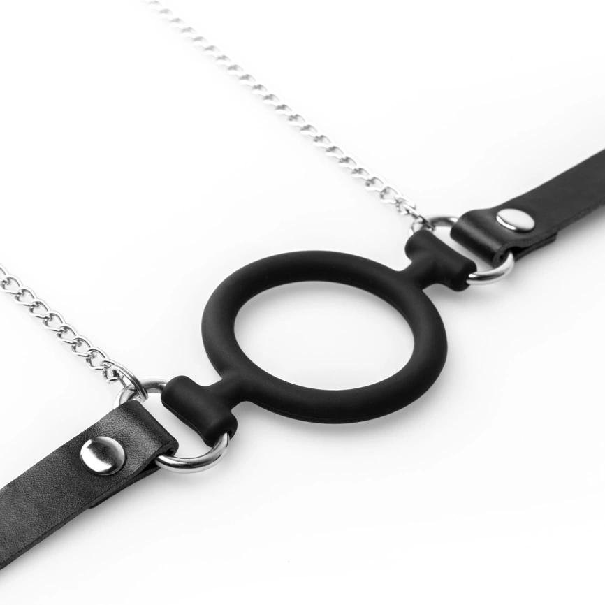 Зажимы с кляпом для сосков  Bedroom Fantasies: Nipple Clamps & Silicone Gag Ring фото 4