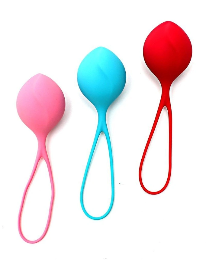 Вагинальные шарики Satisfyer Strengthening Balls (3шт), диаметр 3,8см, масса 62-82-98г, монолитные фото 2