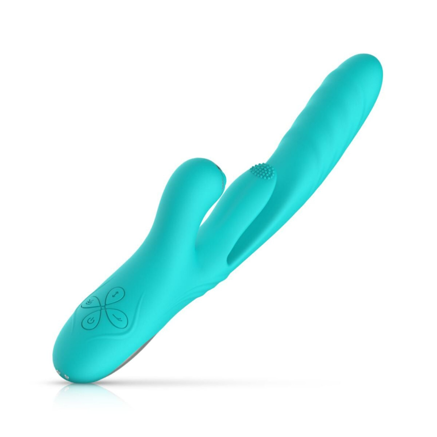 Вібратор-кролик Good Vibes Only - Lisa Thrusting Rabbit Vibrator with G-Spot Stimulator фото 1