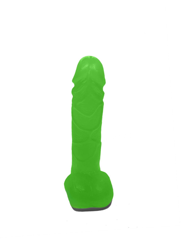 Мило у формі пеніса Чистий Кайф Green size M, крафтове мило-член, натуральне фото 3