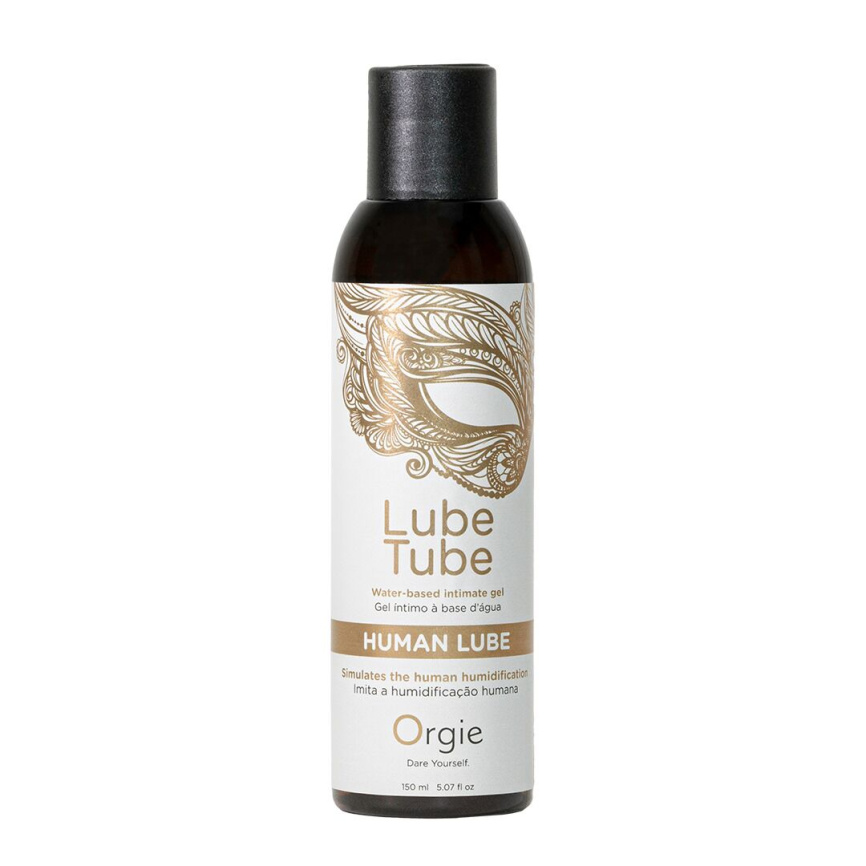 Лубрикант на водній основі Orgie Lube Tube Human Lube, 150 мл, імітація природної змазки та слини фото 1