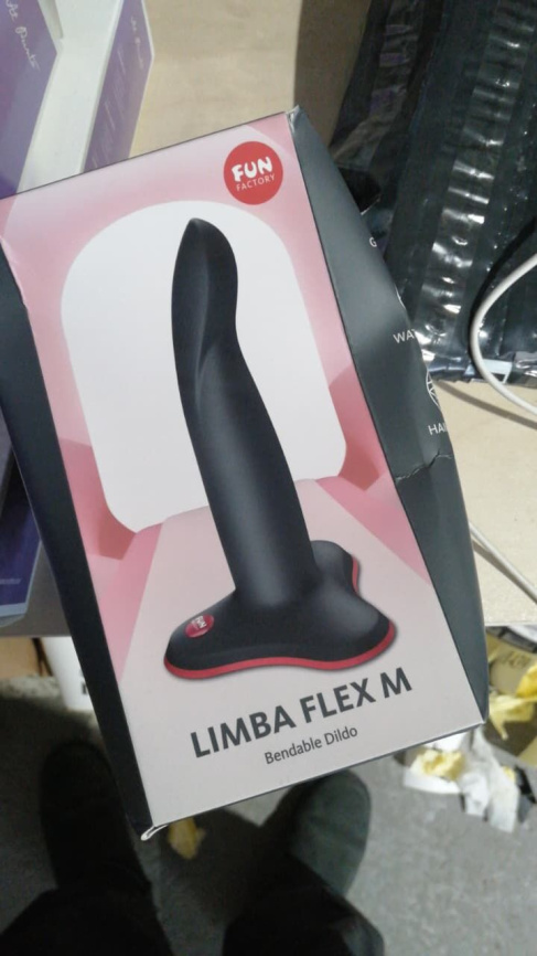 Фалоімітатор Fun Factory LIMBA FLEX M Black (м'ята упаковка!!!) фото 2