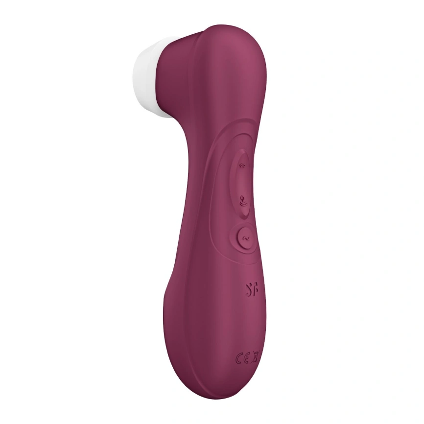 Вакуумный клиторальный стимулятор Satisfyer Pro 2 Generation 3 with Liquid Air Connect App Wine Red фото 4