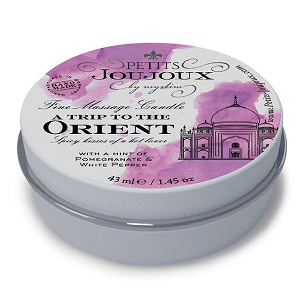 Масажна свічка Petits Joujoux - Orient - Pomegranate and White Pepper (43 мл) з афродизіаками фото 1