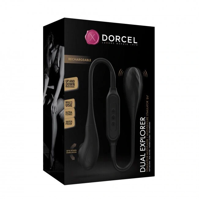Вибратор на гибкой сцепке со стимуляцией пальчиком Dorcel DUAL EXPLORER фото 10