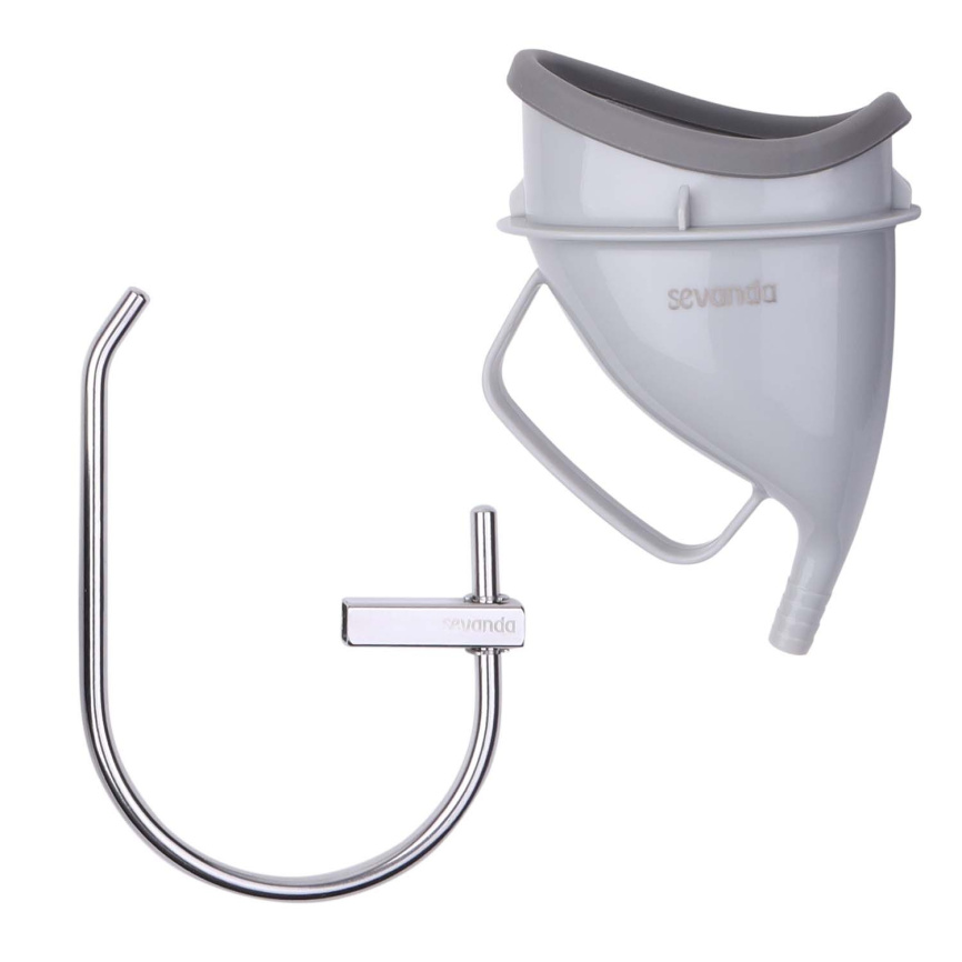 Набір для домінування LOCKINK SEVANDA Objectification Bathroom Set, маска та 4 насадки фото 4