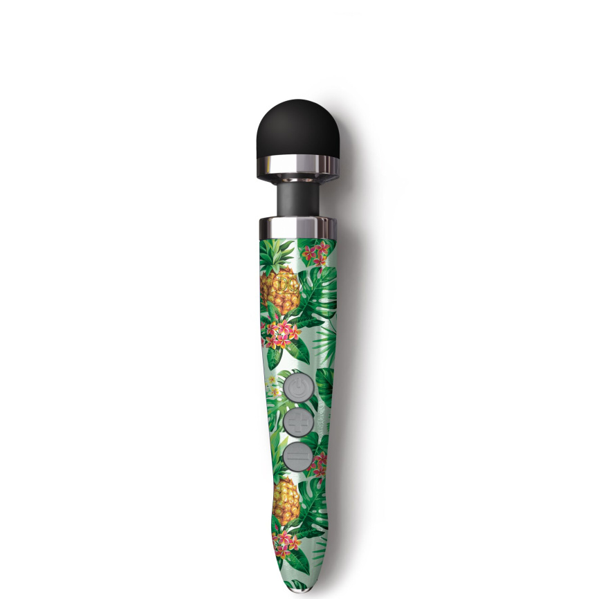 Вібромасажер DOXY Die Cast 3R - PINEAPPLE, дуже потужний, перезаряджуваний, металевий корпус фото 1