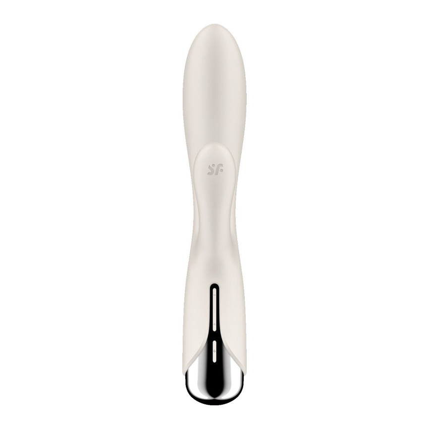 Вібратор-кролик з ротацією Satisfyer Spinning Rabbit 1 Beige, 3 мотори фото 6