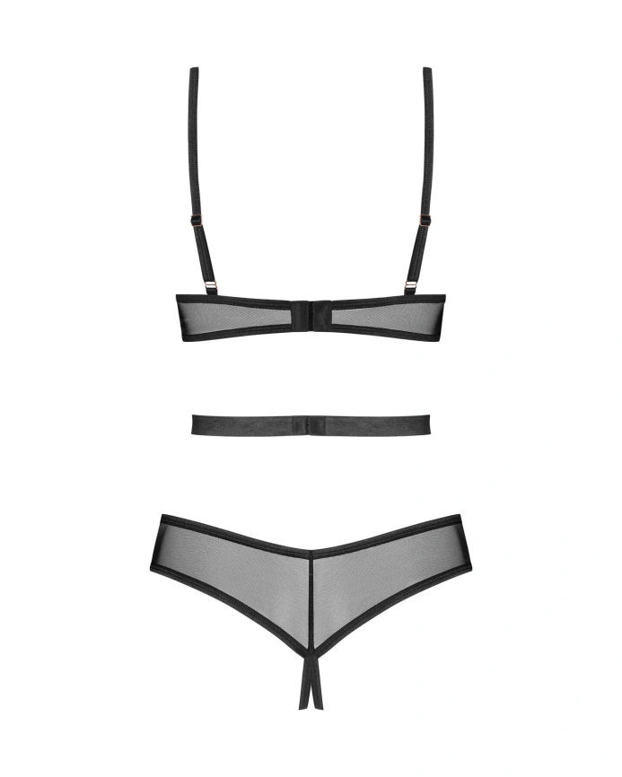Боди Obsessive Euridia crotchless teddy M/L фото 5
