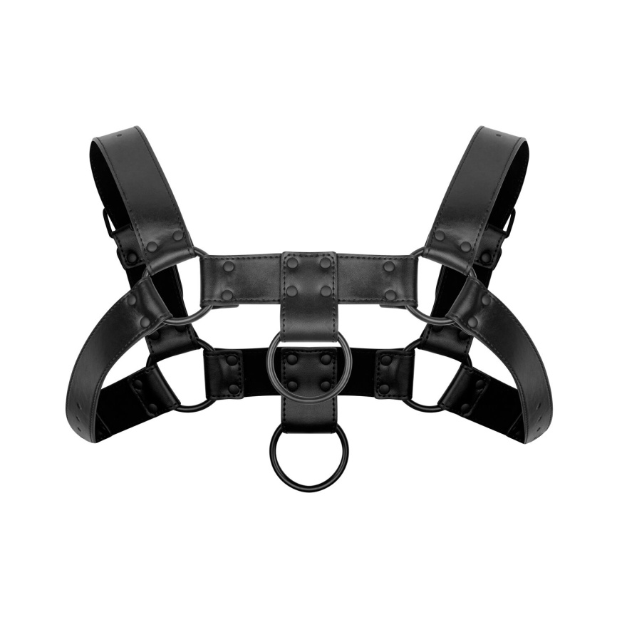 Портупея на плечі Bedroom Fantasies: Bruno Bondage Harness, чорна фото 2
