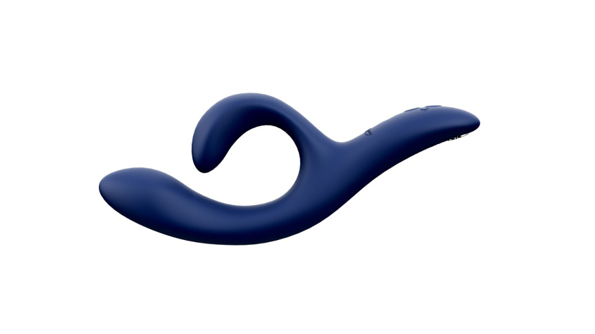 Смарт вібратор-кролик We-Vibe Nova Midnight Blue, ергономічний, регульований кут нахилу стовбура фото 1