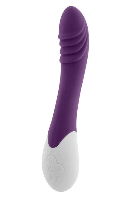 Вибратор S Pleasures Premium Phoenix, для точки G, фиолетовый, водостойкий, 16 видов вибрации, нагрев фото 1