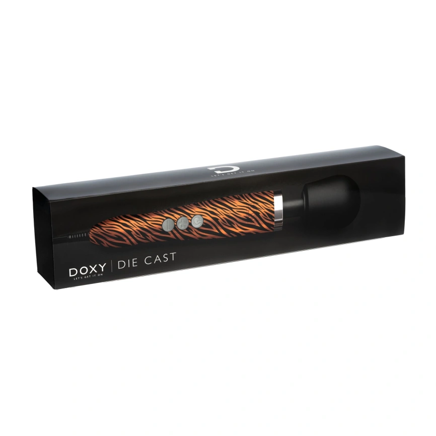 Вибромассажер DOXY Die Cast TIGER, очень мощный, питание 220В, металлический корпус фото 2