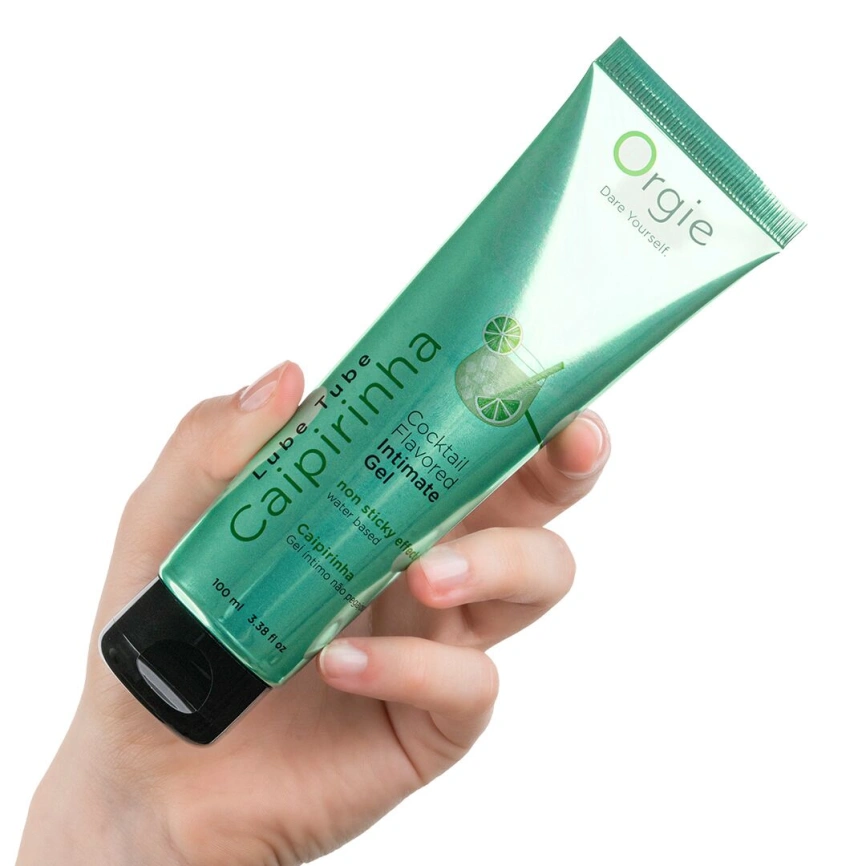 Лубрикант на водной основе Orgie Lube Tube Cocktail Caipirinha, 100 мл, вкус цитрусового коктейля фото 4