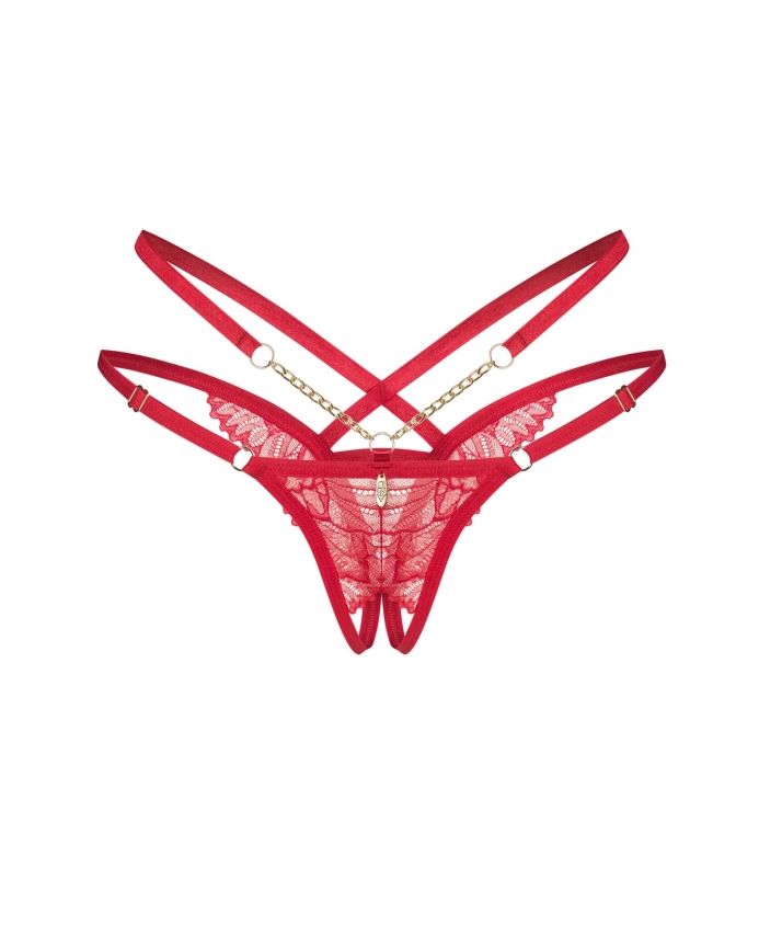 Трусики Obsessive Matildea crotchless thong S/M фото 2