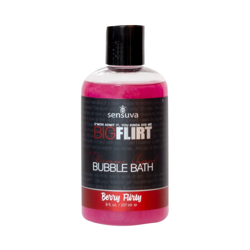 Піна для ванни Sensuva — Big Flirt Pheromone Bubble Bath — Berry Flirty (237 мл) фото 1