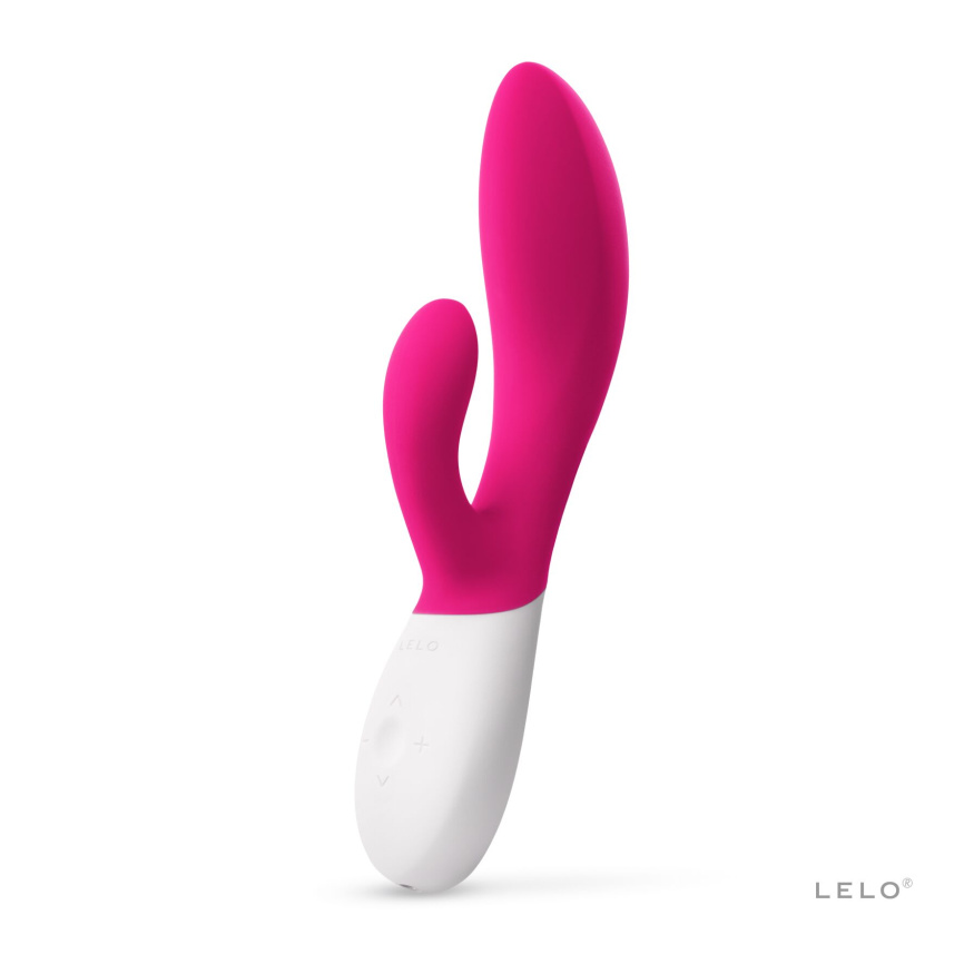 Вібратор-кролик LELO Ina Wave 2 Cerise, манливий рух стовбура + вібрації фото 1