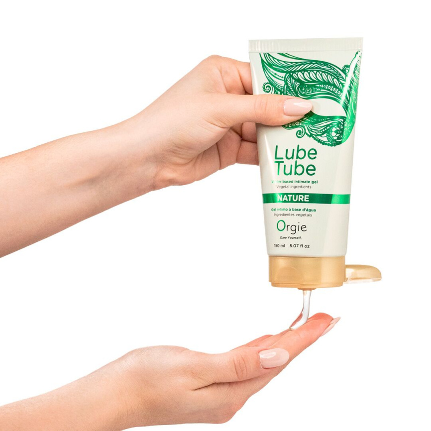 Лубрикант на водній основі Orgie Lube Tube Nature, 150 мл, натуральний склад, зволожує, заспокоює фото 2