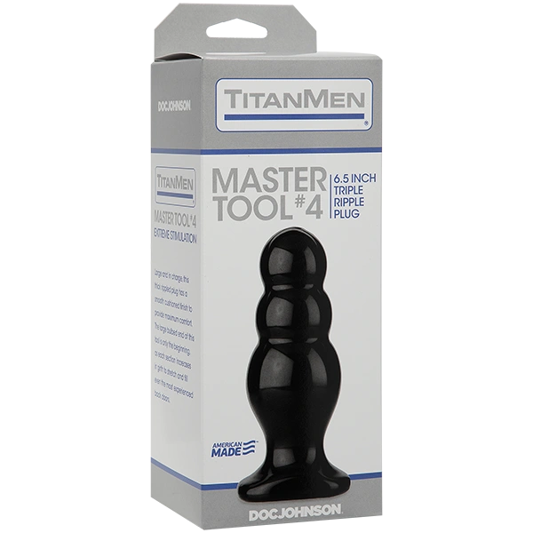 Анальный стимулятор Doc Johnson Titanmen Tools – Master, диаметр 6,6 см фото 2