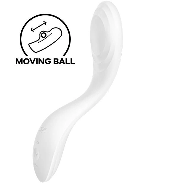 Вибратор с жемчужной стимуляцией точки G Satisfyer Rrrolling Pleasure White фото 1