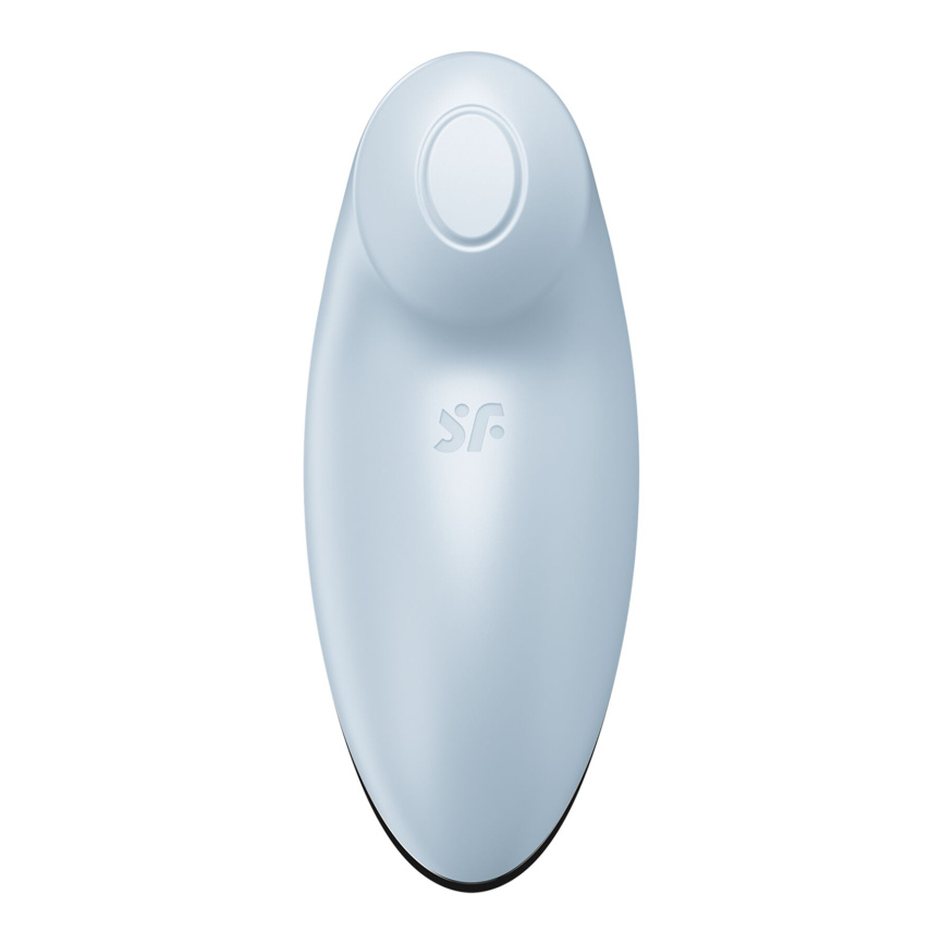 Вібростимулятор-пульсатор Satisfyer Tap & Climax 2 Blue, ефект постукування пальцем фото 3