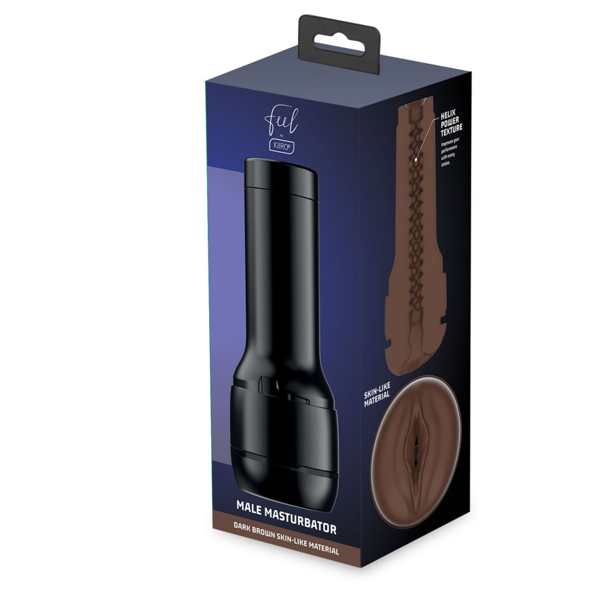 Мастурбатор-вагіна Kiiroo Feel Stroker Dark Brown для секс-машини Kiiroo Keon фото 3